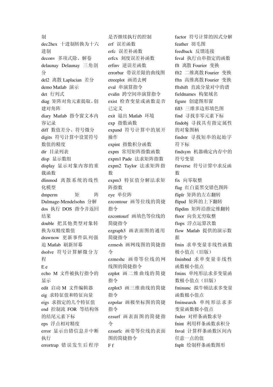 Matlab常用函数及指令大全_第2页