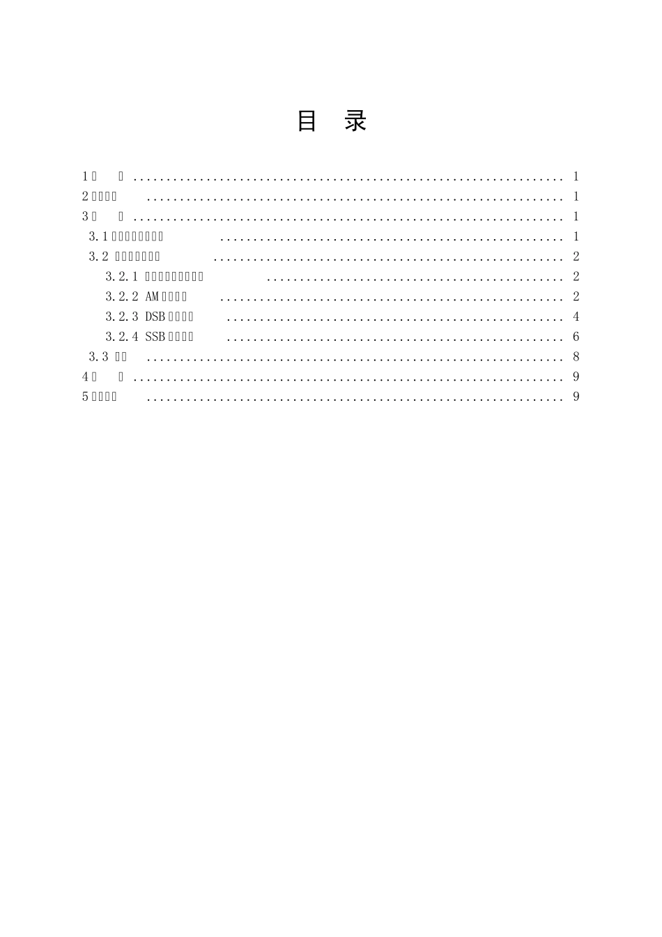 Matlab模拟线性调制与解调_第1页
