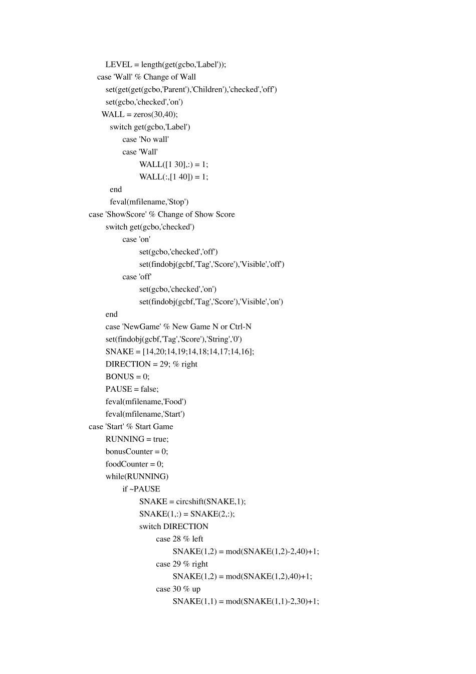 matlab编写的贪吃蛇游戏_第3页