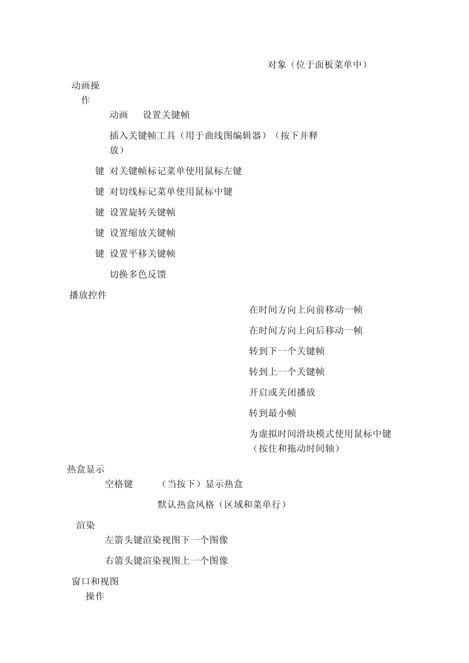 Maya快捷键2_第3页