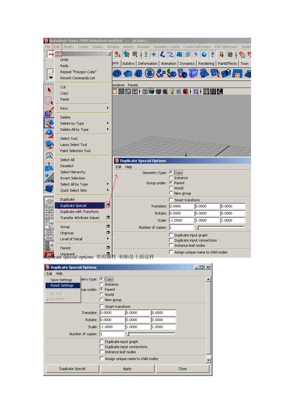 MAYA的DuplicateSpecial(特殊复制)_第2页