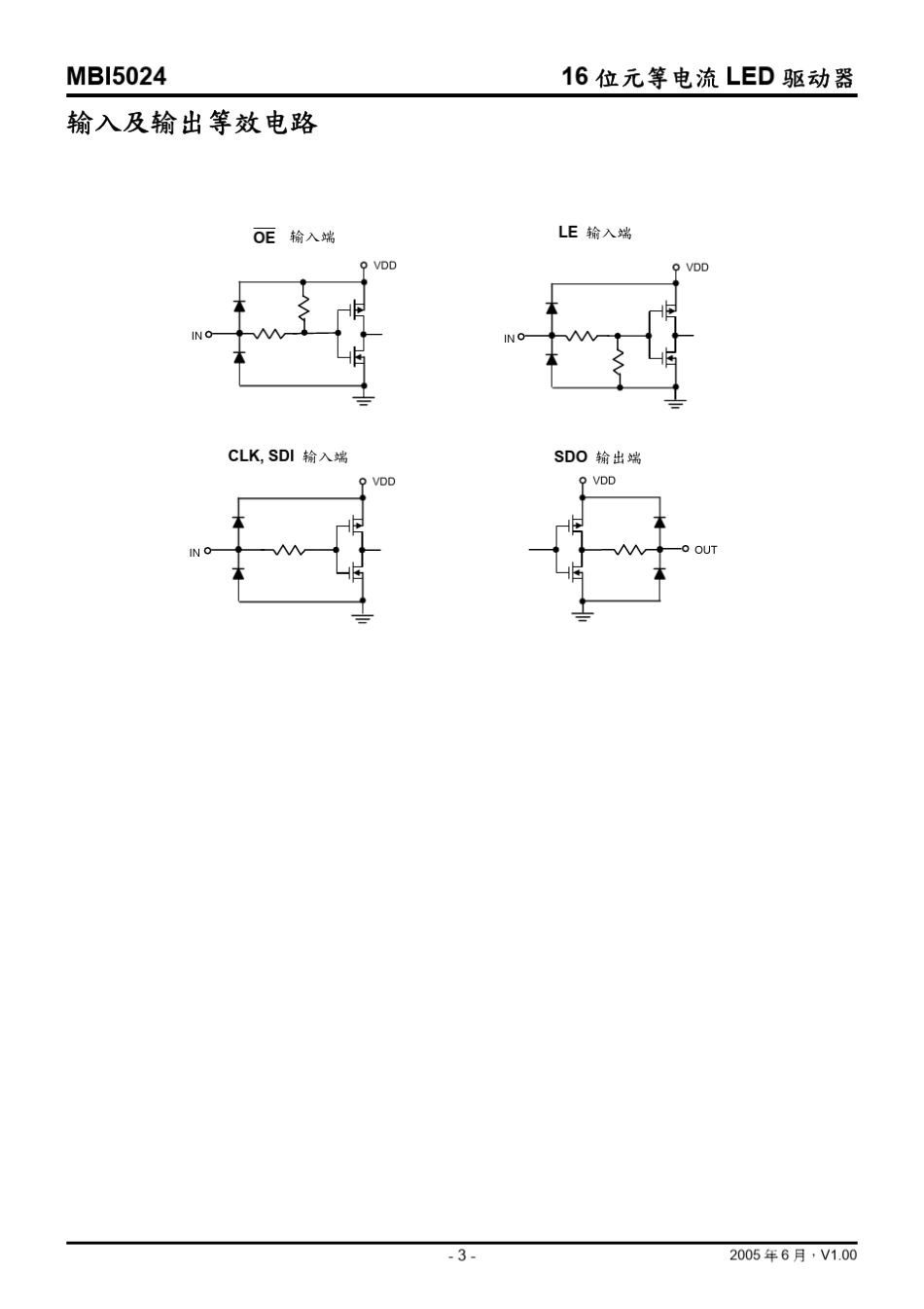 MBI5024LED驱动器手册_第3页