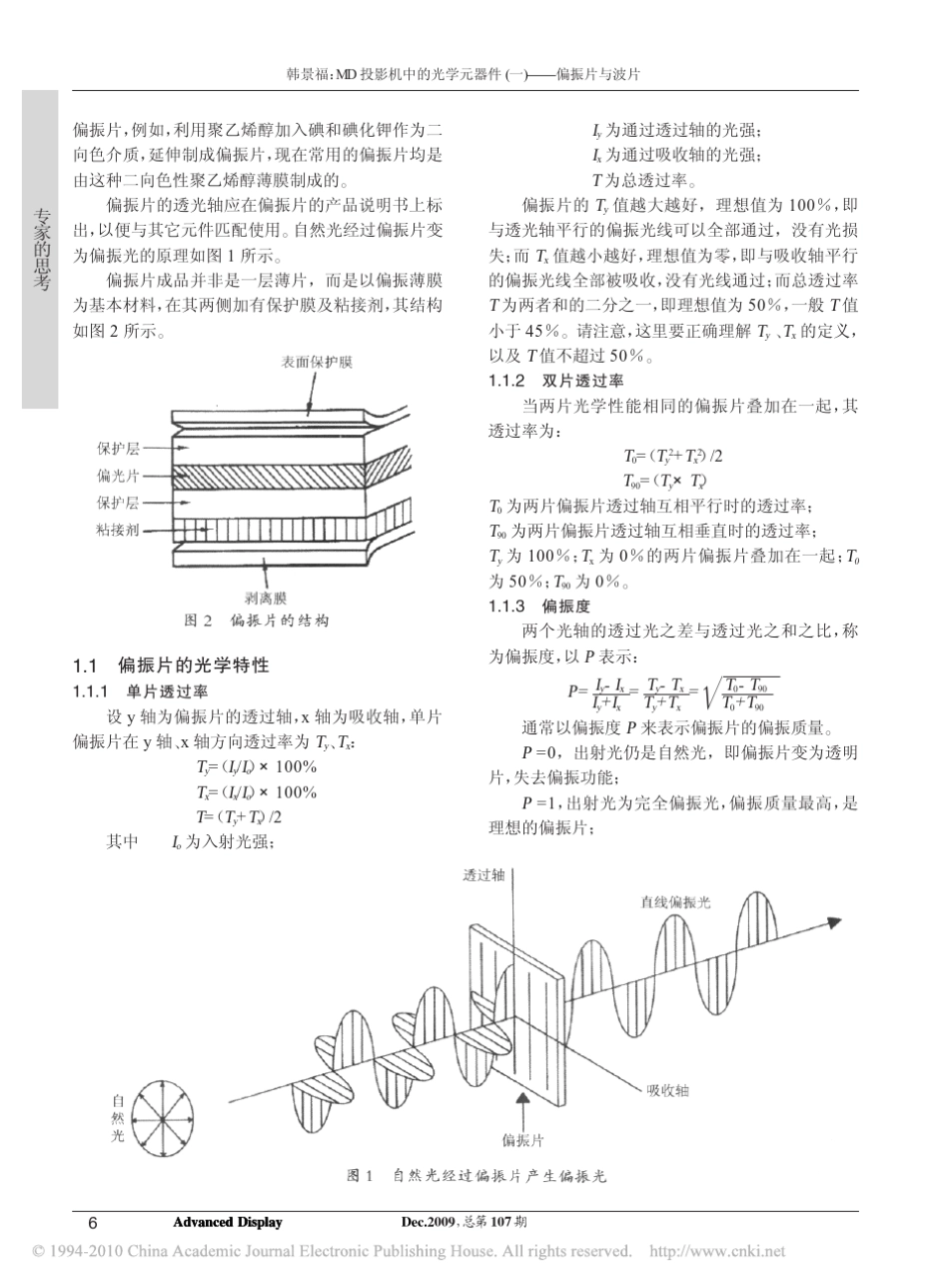 MD投影机中的光学元器件_一_偏振片与波片_第2页