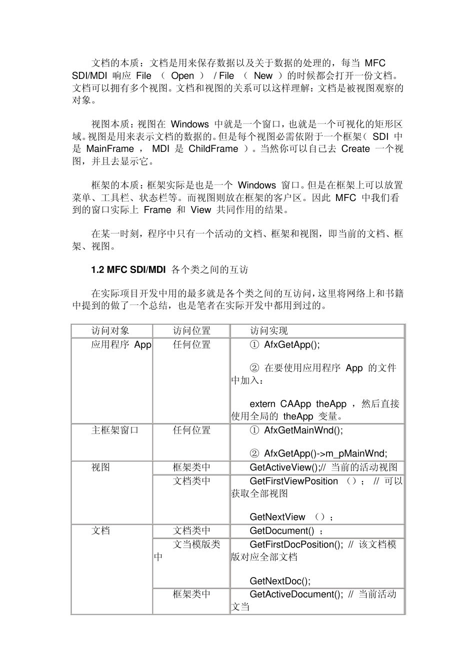 MFC文档与视图深入详解_第2页