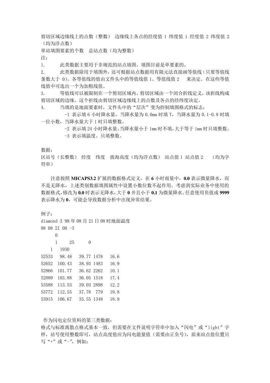 MICAPS数据格式(全部)_第3页
