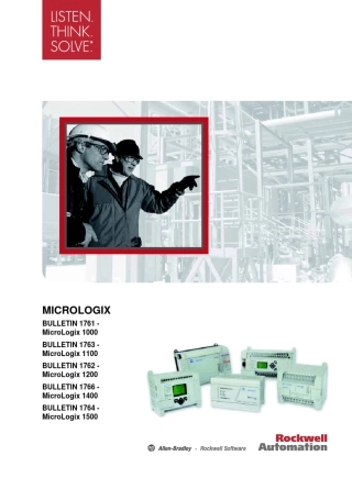 MicroLogix可编程控制器选型手册