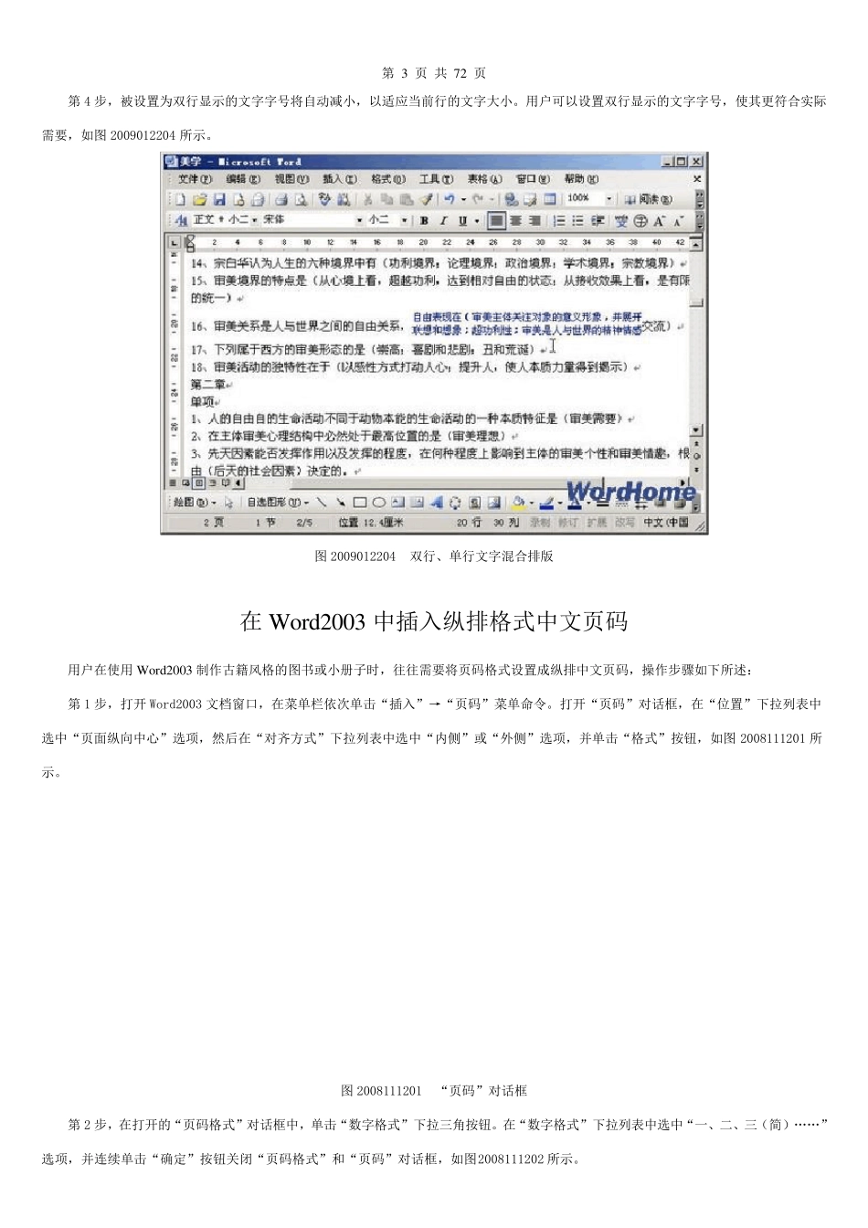 MicrosoftOfficeWord2003教程全集_第3页