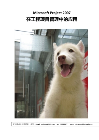 microsoftproject实例图解