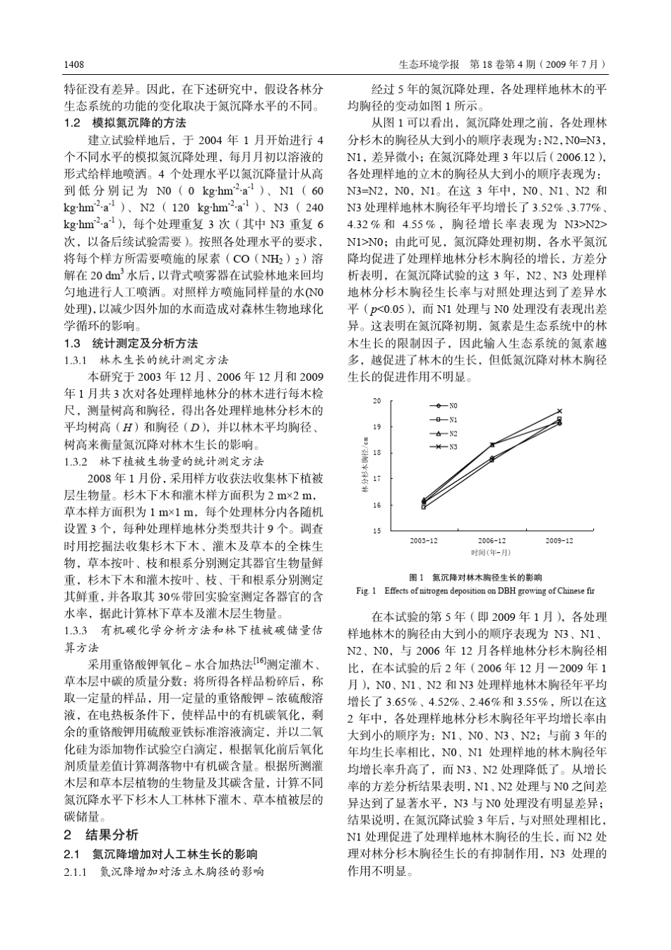 MicrosoftWord36黄玉梓090830修doc氮沉降对杉木人工林生长_第2页