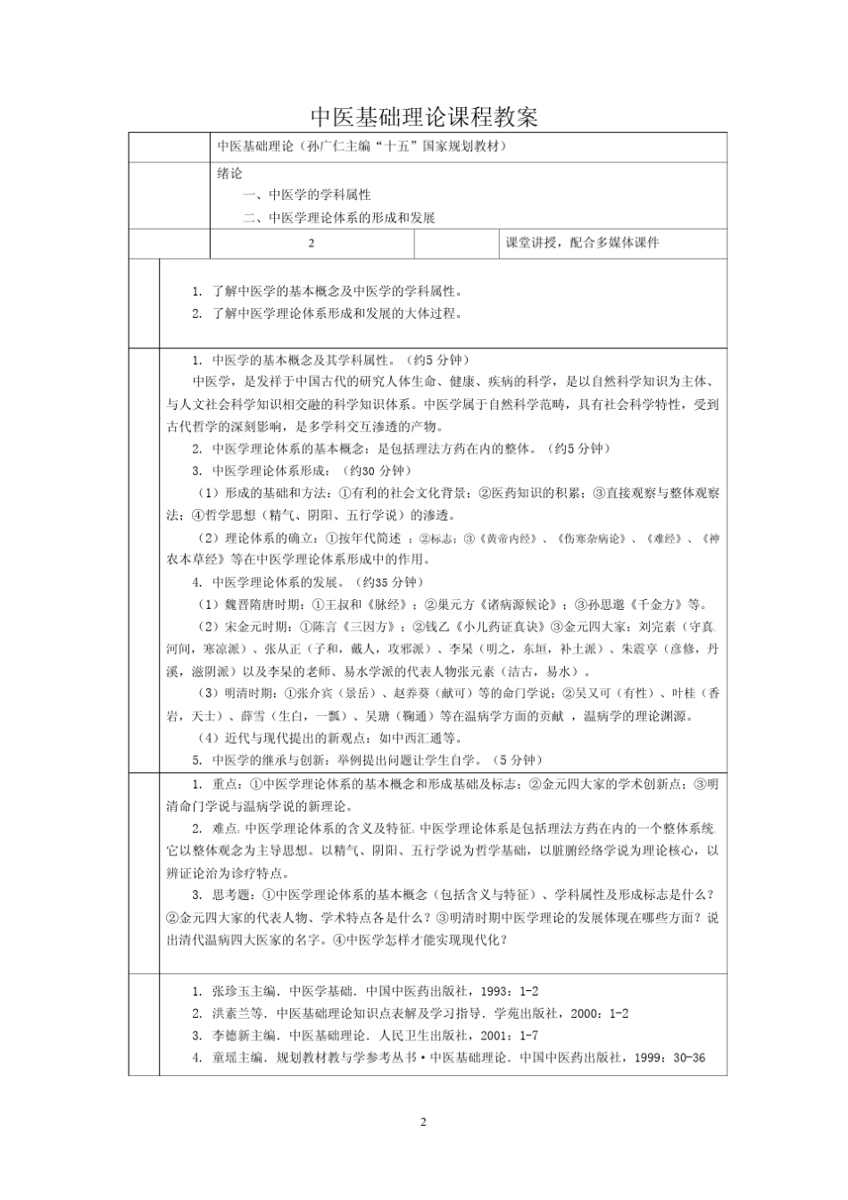 MicrosoftWord中医基础理论教材_第2页