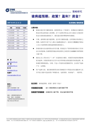 MicrosoftWord策略周报_20070521_doc全景网