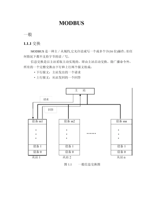 MODBUS规约与报文解析详细说明