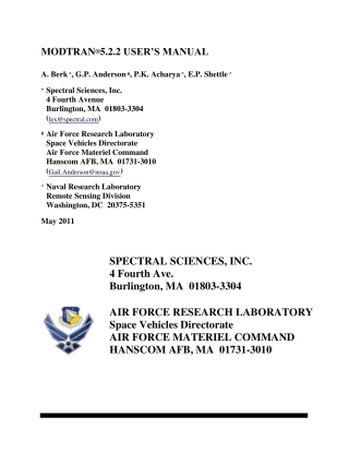 MODTRAN5.2.2使用说明