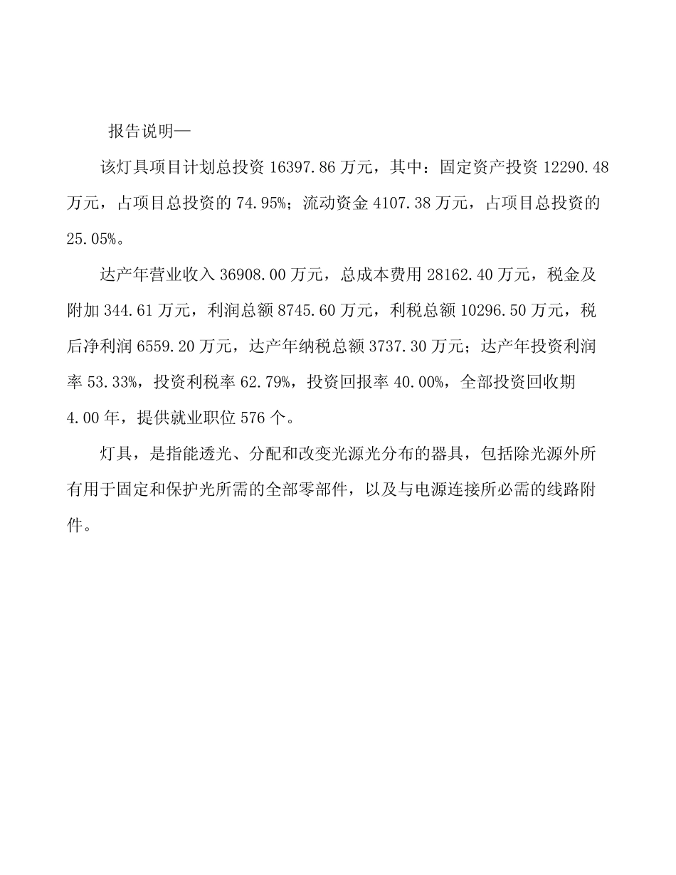 灯具项目规划设计方案 (1)_图文_第2页