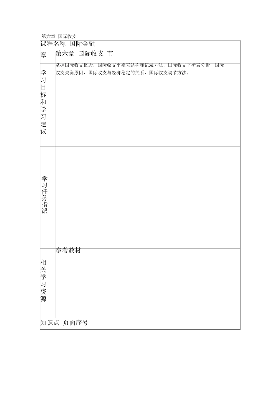 第六章国际收支_第1页
