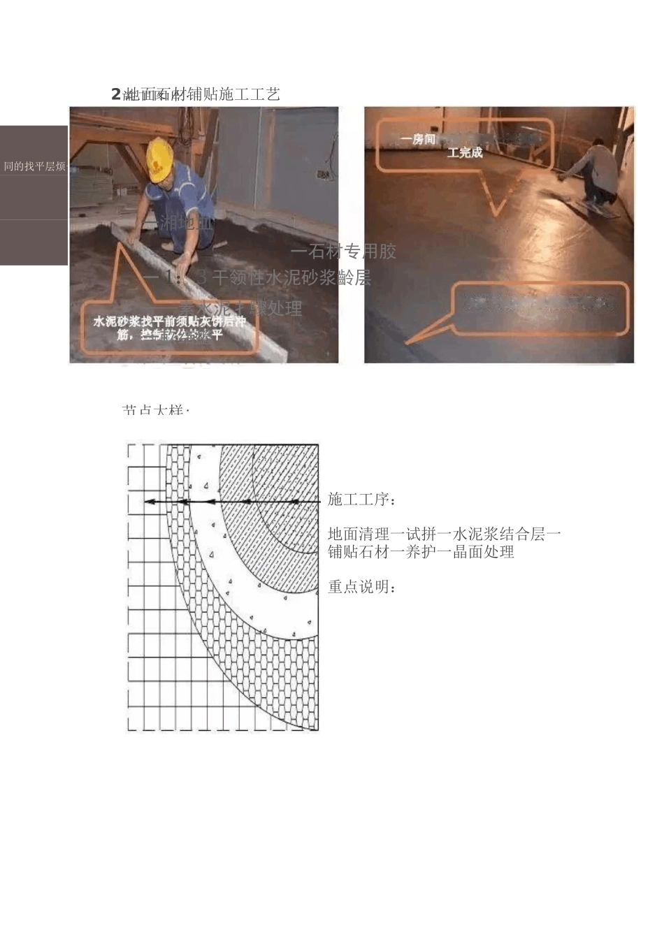 地面、墙柱面装饰工程施工工艺_第2页