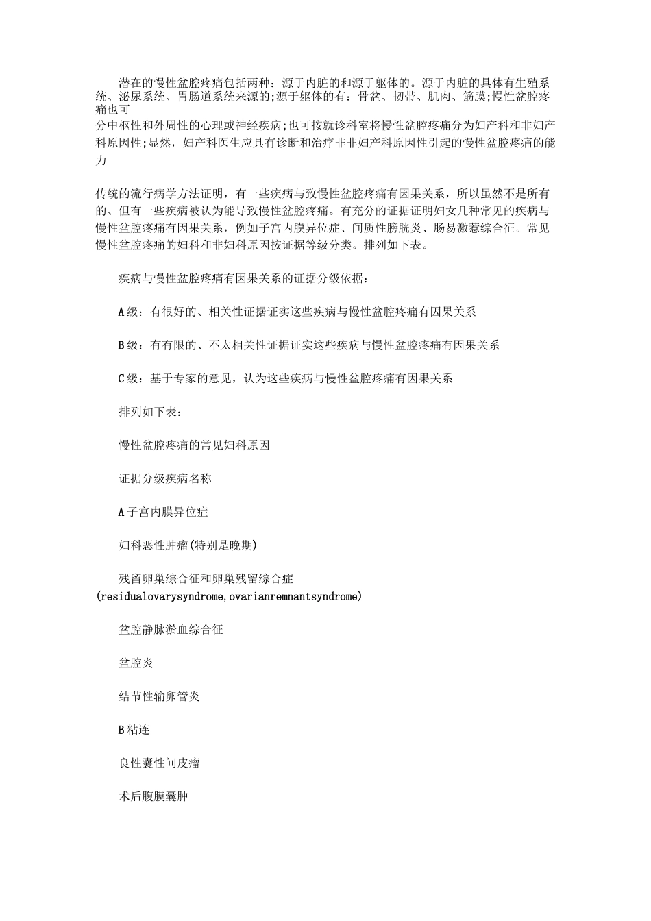 第四章 慢性盆腔疼痛诊疗指导_第2页