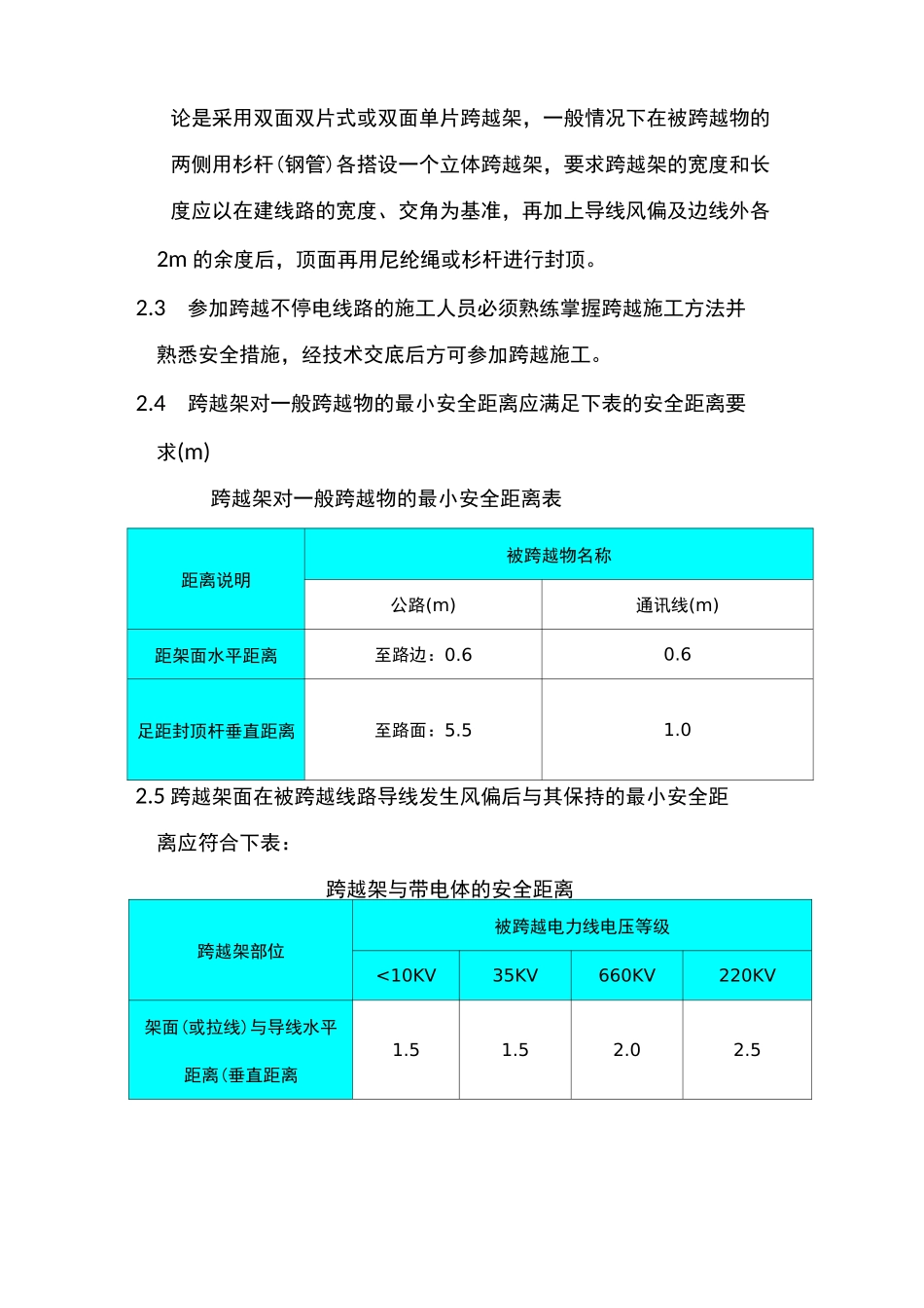 公路、电力线路交叉跨越一般施工方法_第3页