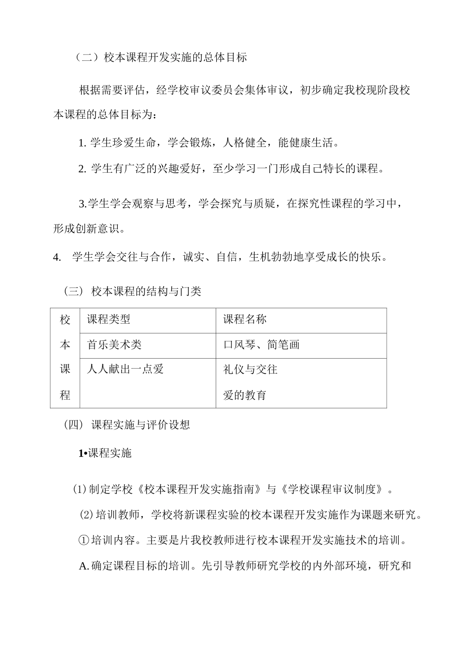 校本课程开发实施方案_第3页