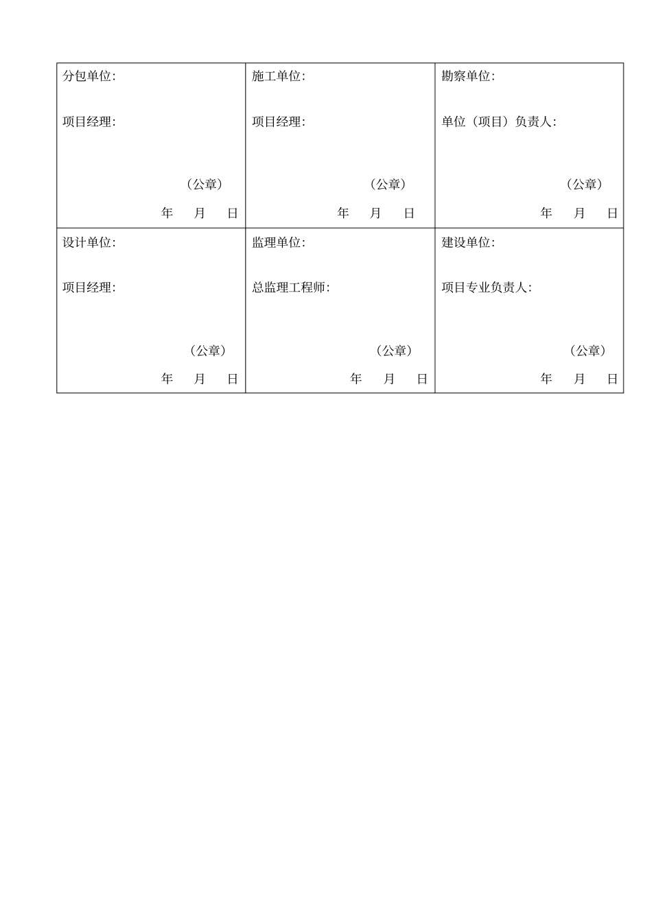 桩基础子分部工程验收记录_第2页