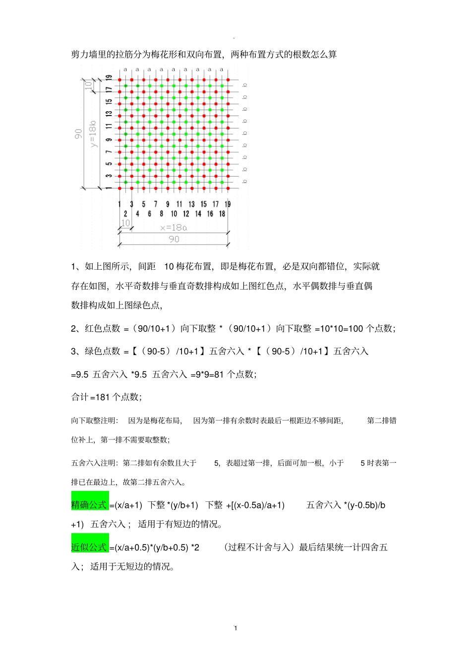 梅花布置最佳计算公式_第1页