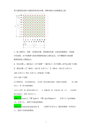 梅花布置最佳计算公式