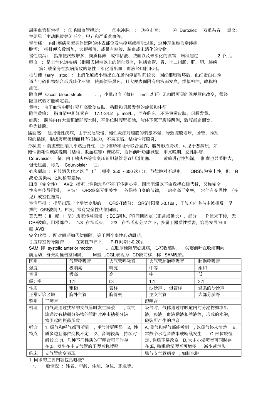 检体诊断学名解及大题_第2页