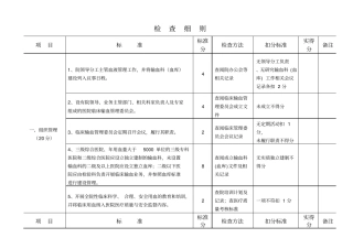 检查细则及附件