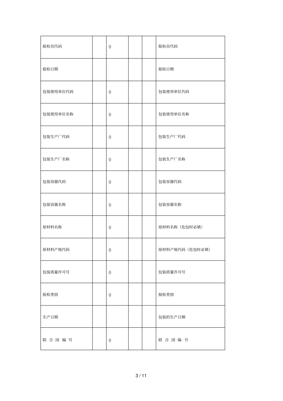 检验检疫出境包装报检接入规范_第3页