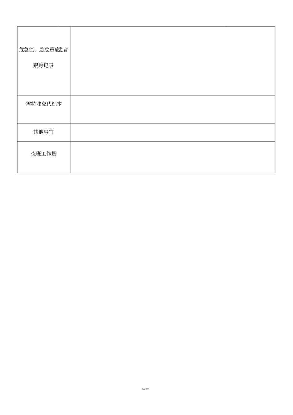 检验科交接班本_第2页