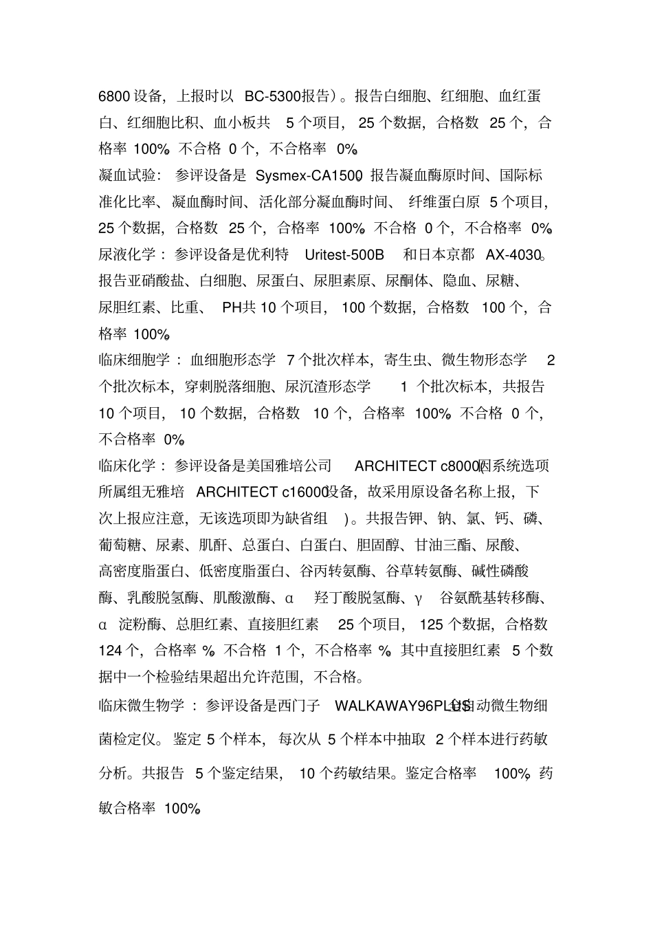 检验科第三次室间质评分析总结_第2页