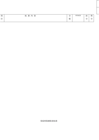 检验科院感检查标准