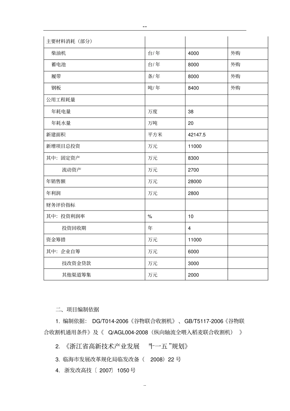 植保机械生产线--4LZ-0Z型纵向轴流全喂入稻麦联合收割机项目可行性研究报告_第3页