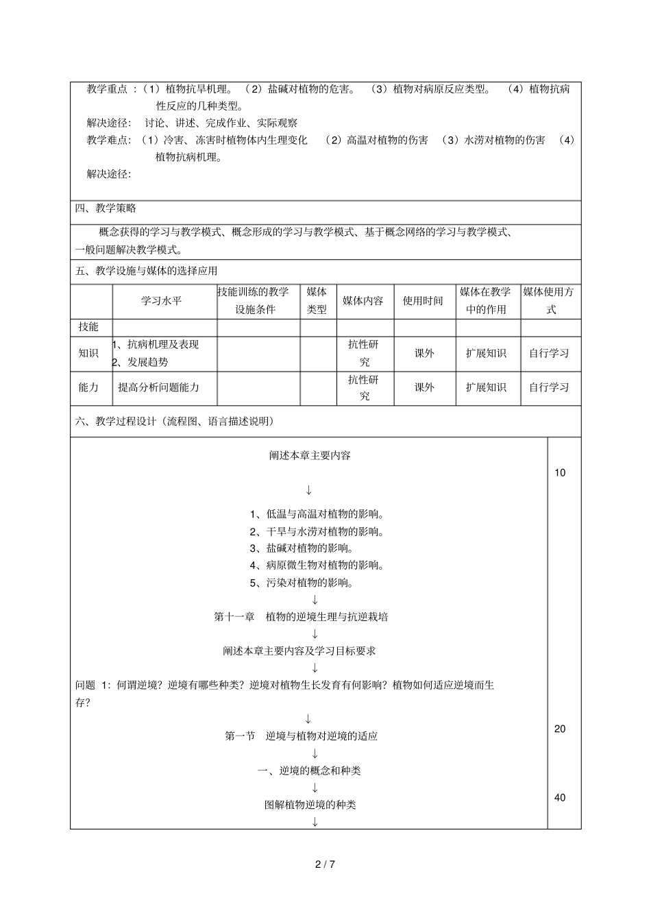 植物植物生理学教师教学案_第2页
