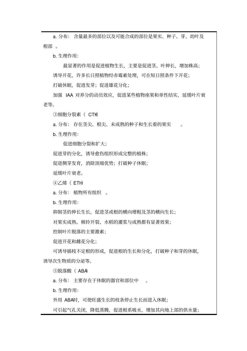 植物生产与环境植物生长物质教学案_第3页