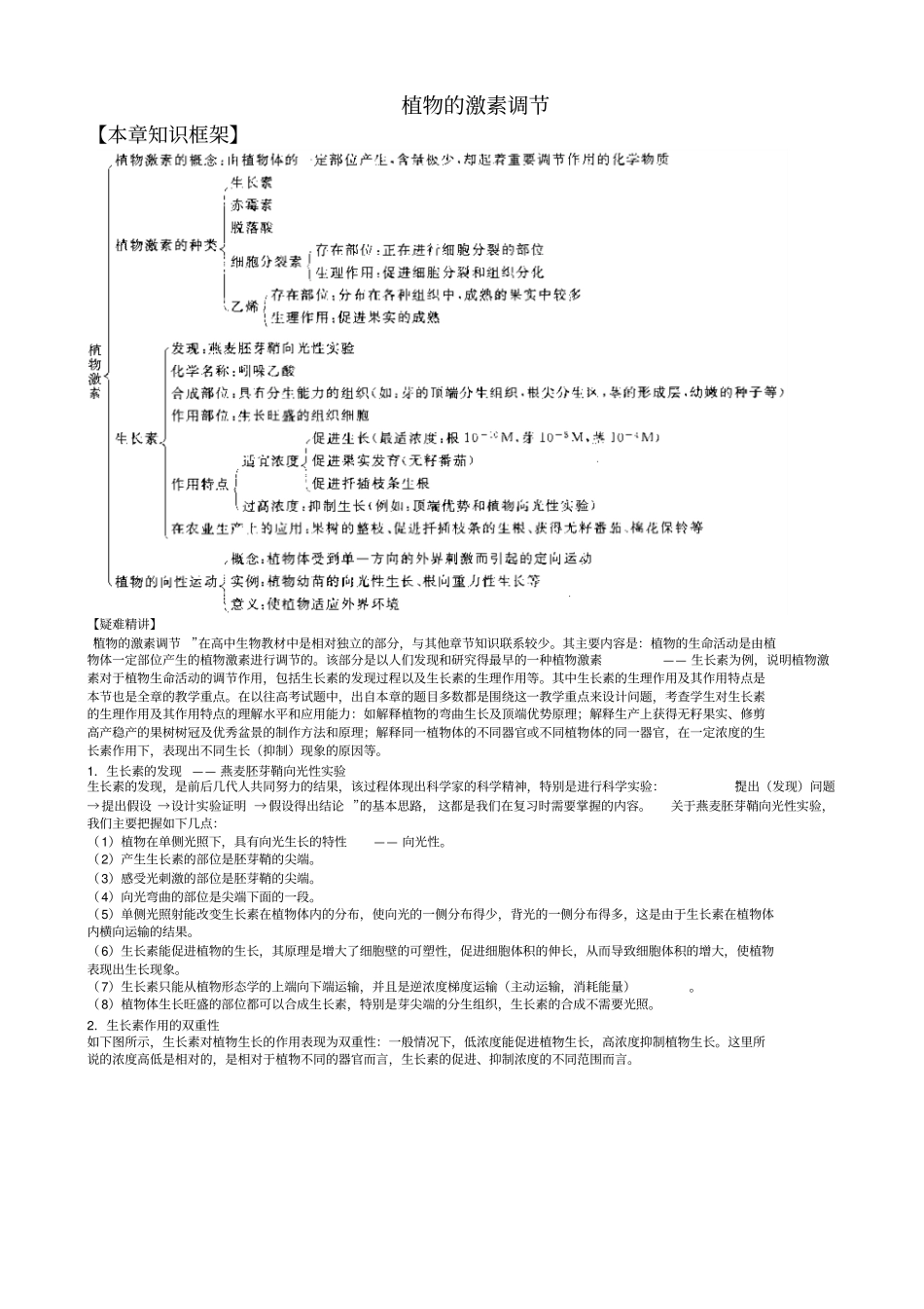 植物的激素调节学案1高三生物_第1页