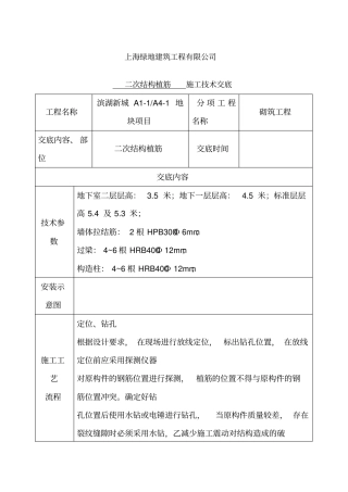 植筋技术交底
