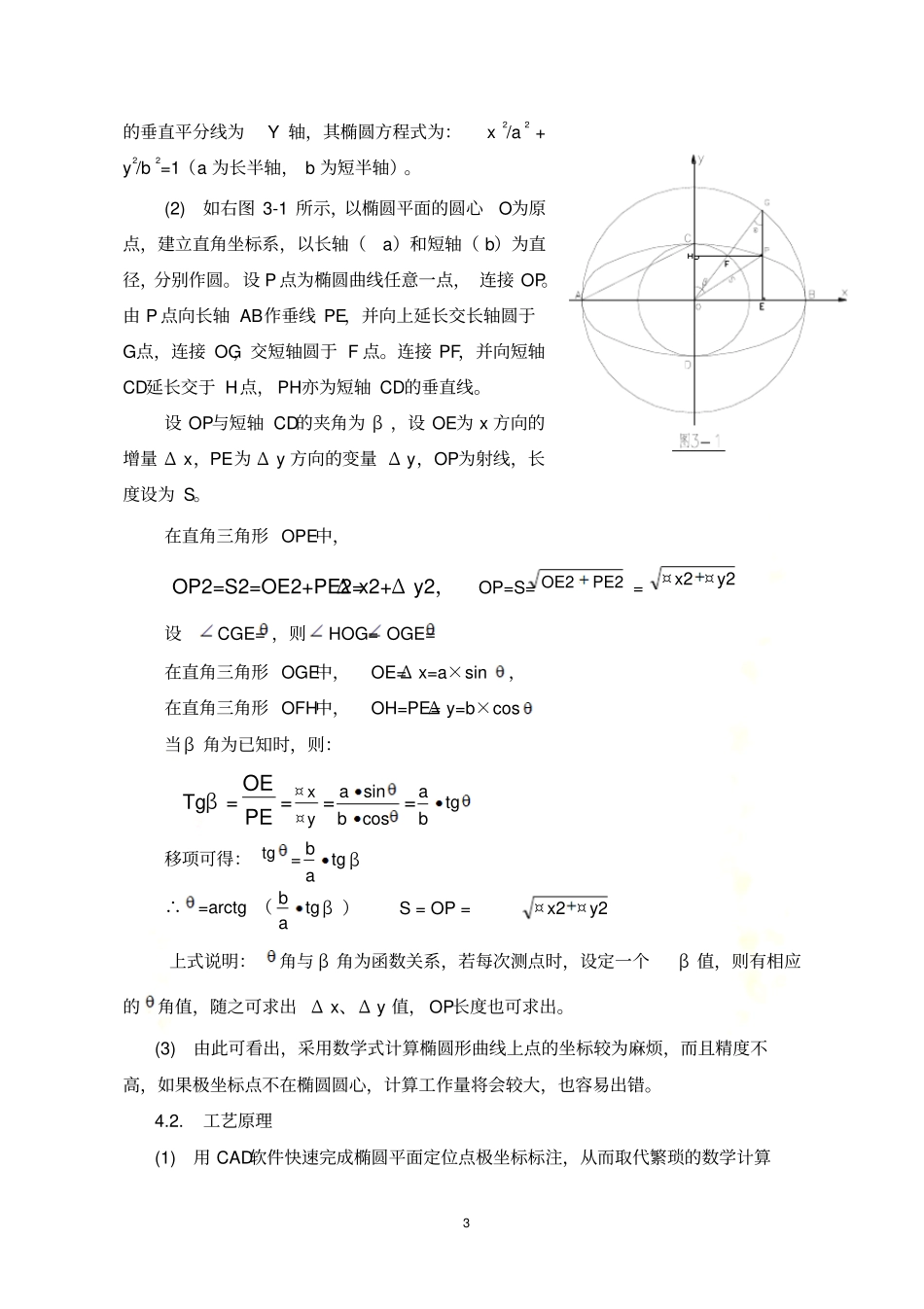 椭圆形建筑物测量放线施工工法_第3页