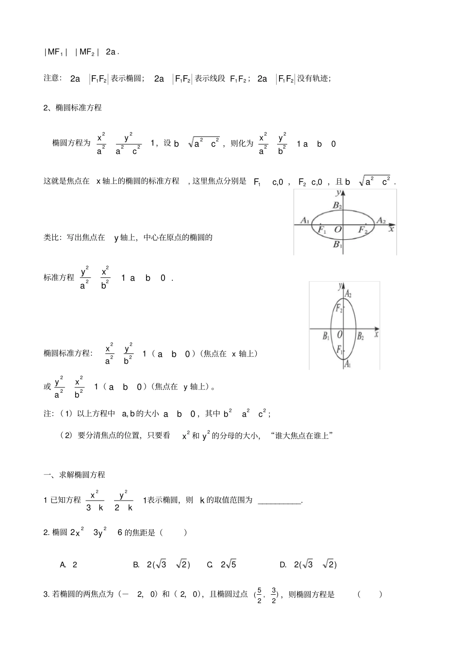 椭圆练习题经典归纳_第3页