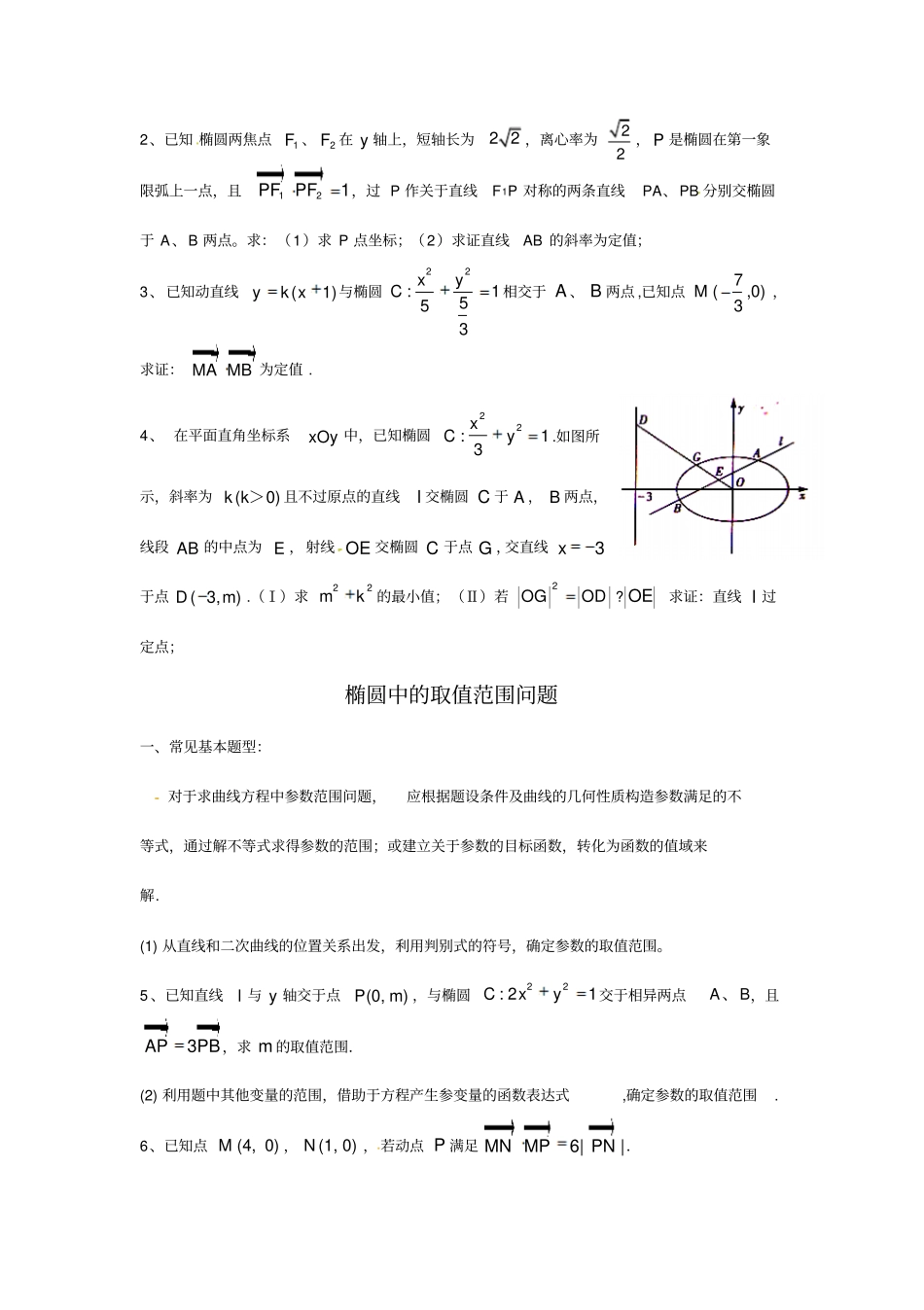 椭圆综合专题整理_第3页