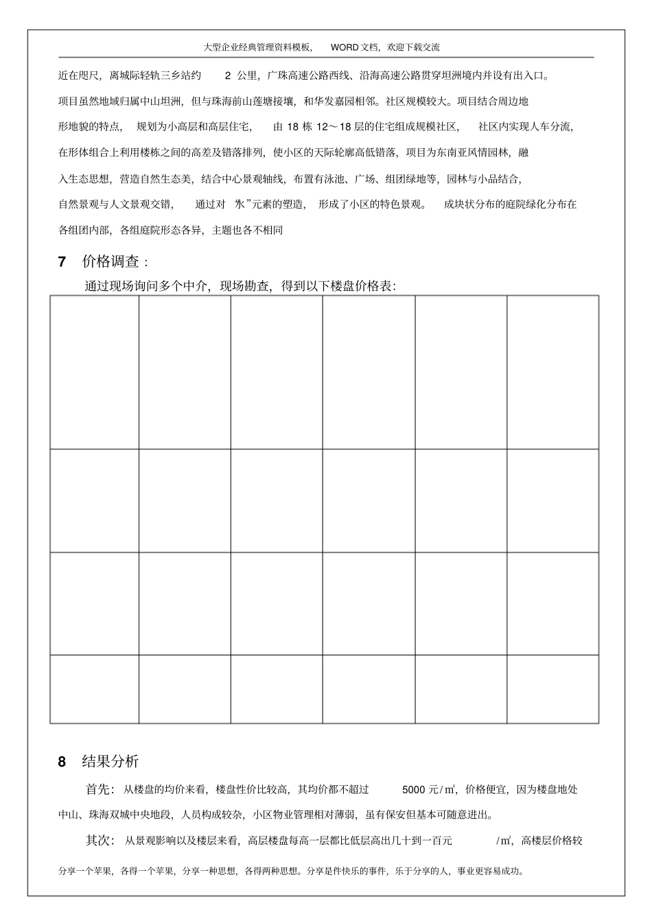 楼盘调查报告37p_第3页