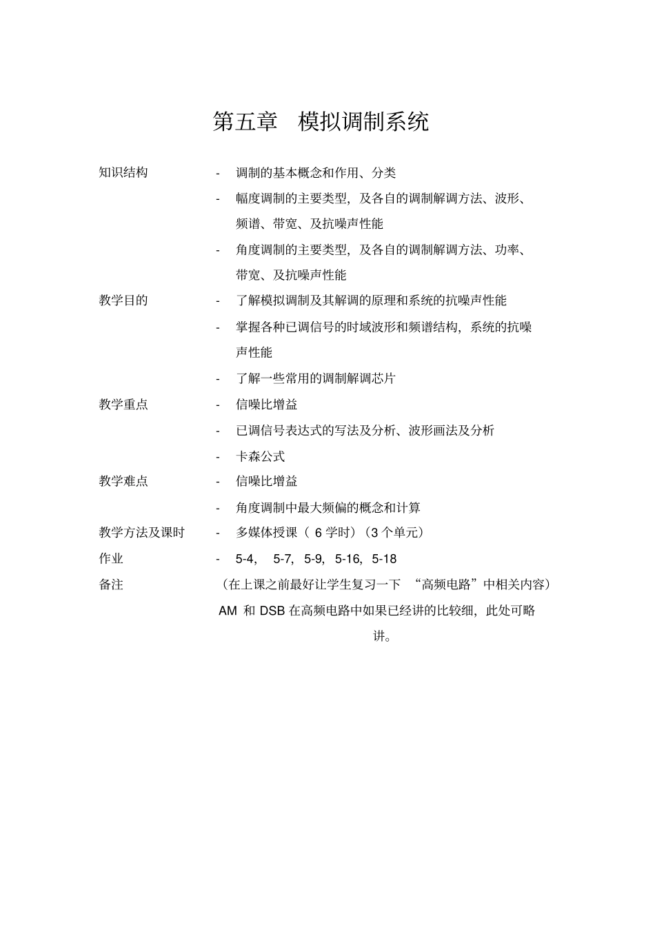 模拟调制系统_第1页