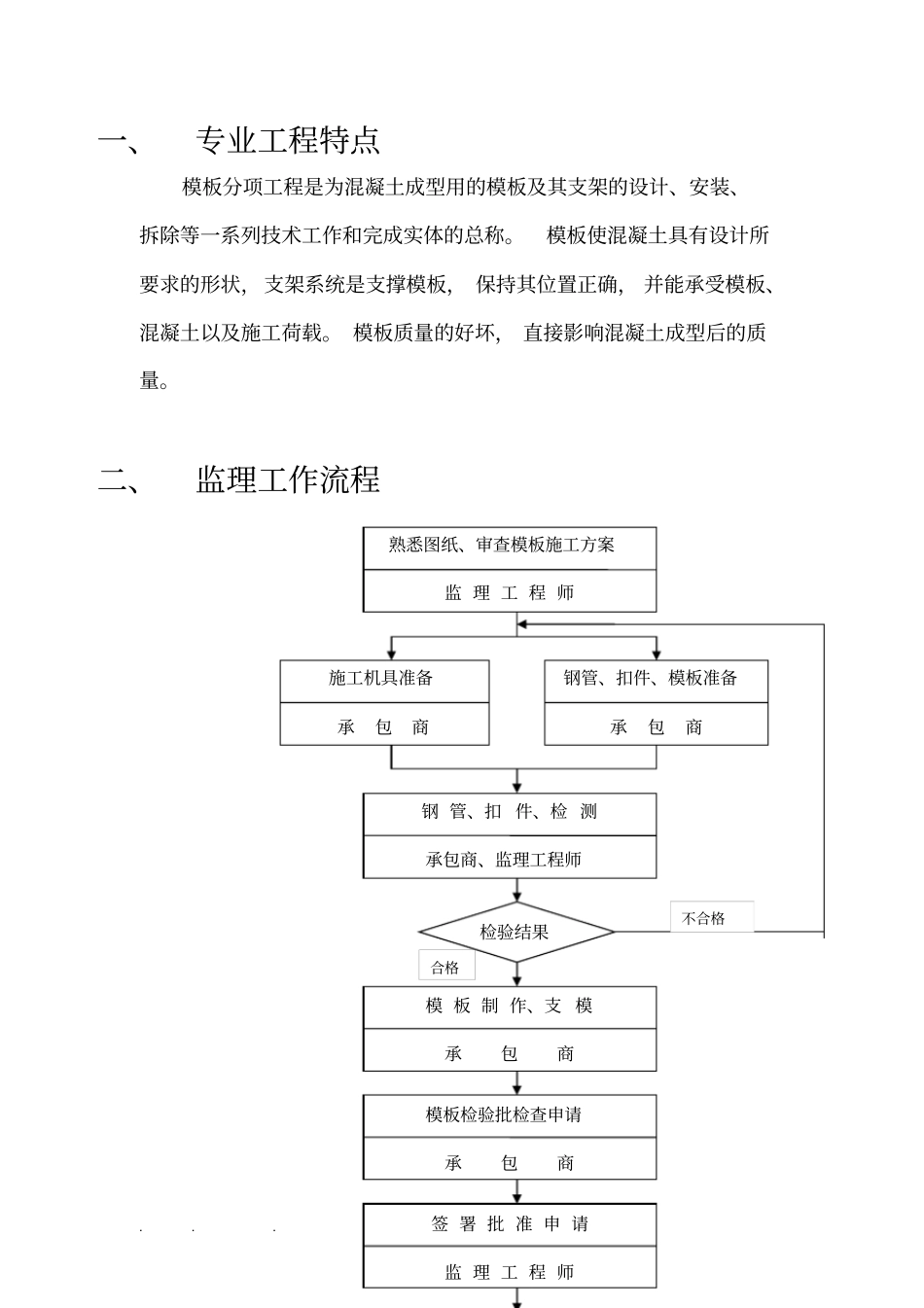 模板工程监理实施细则最新第五版_第1页