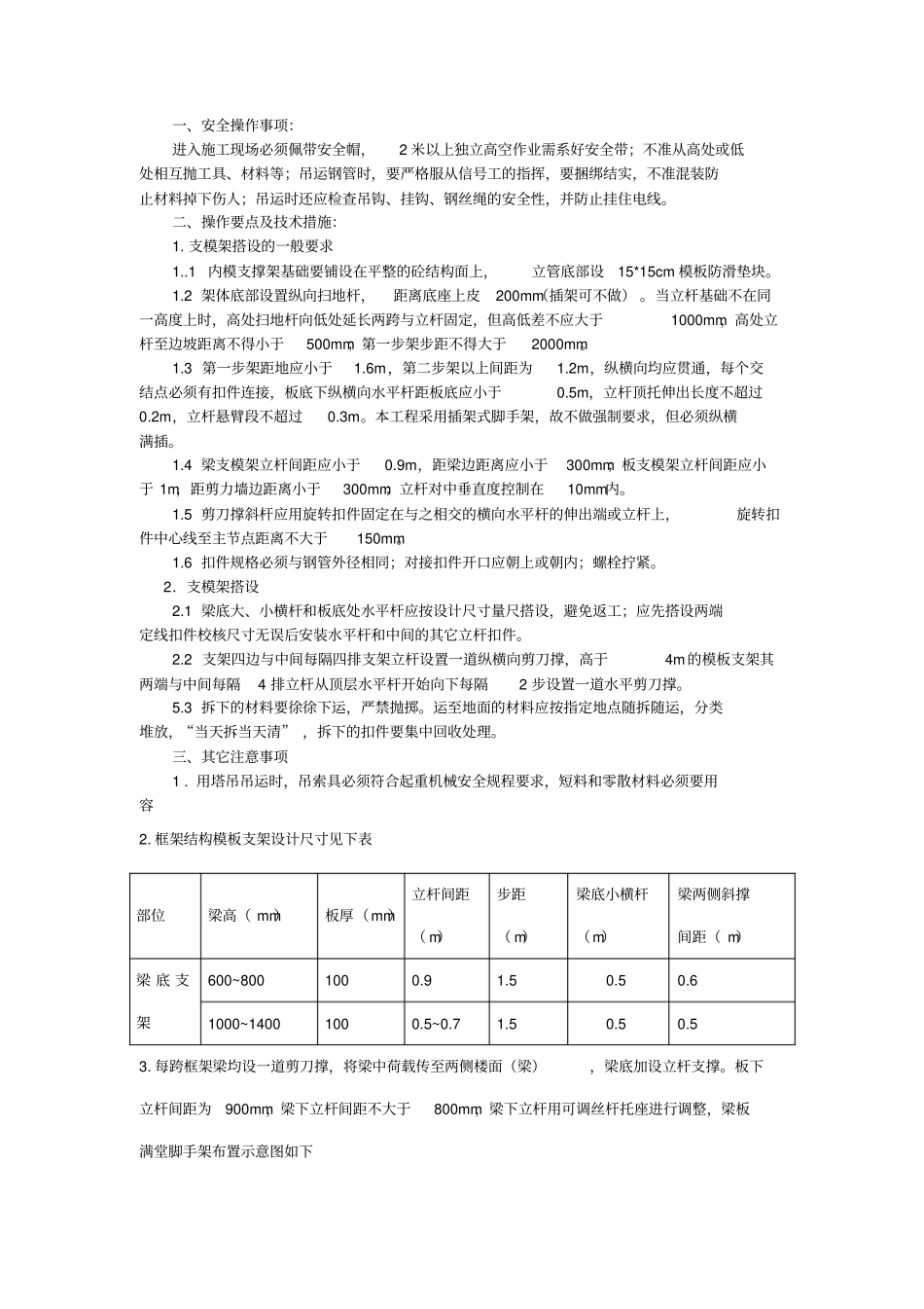模板支撑架修_第1页