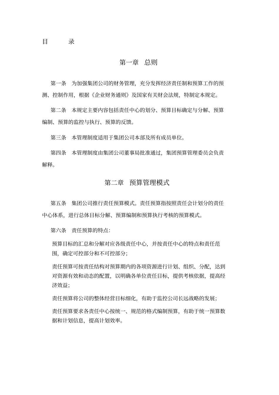 横店集团全面预算管理制度_第2页