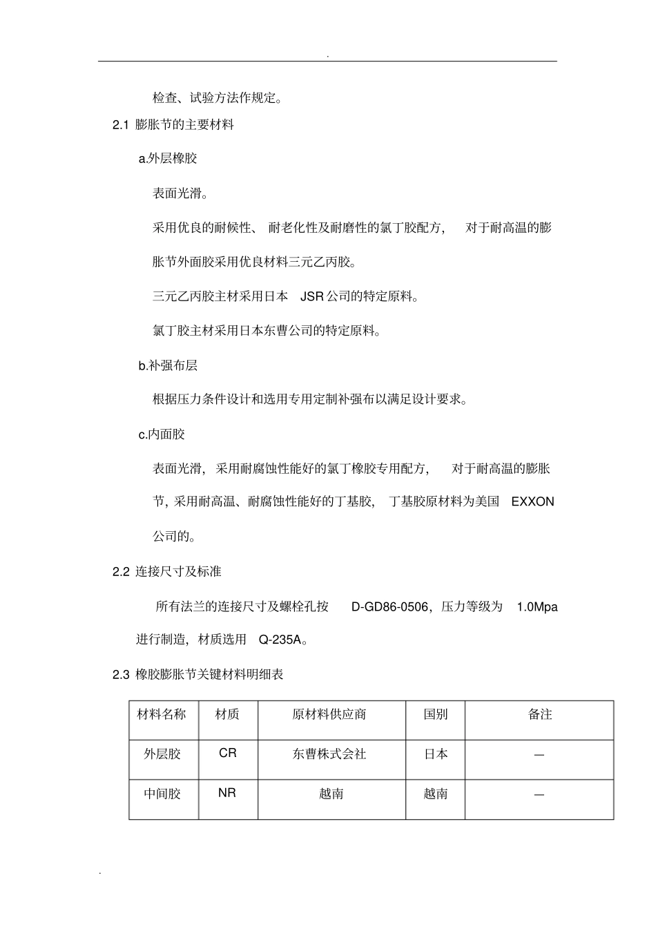 橡胶膨胀节结构说明书_第2页