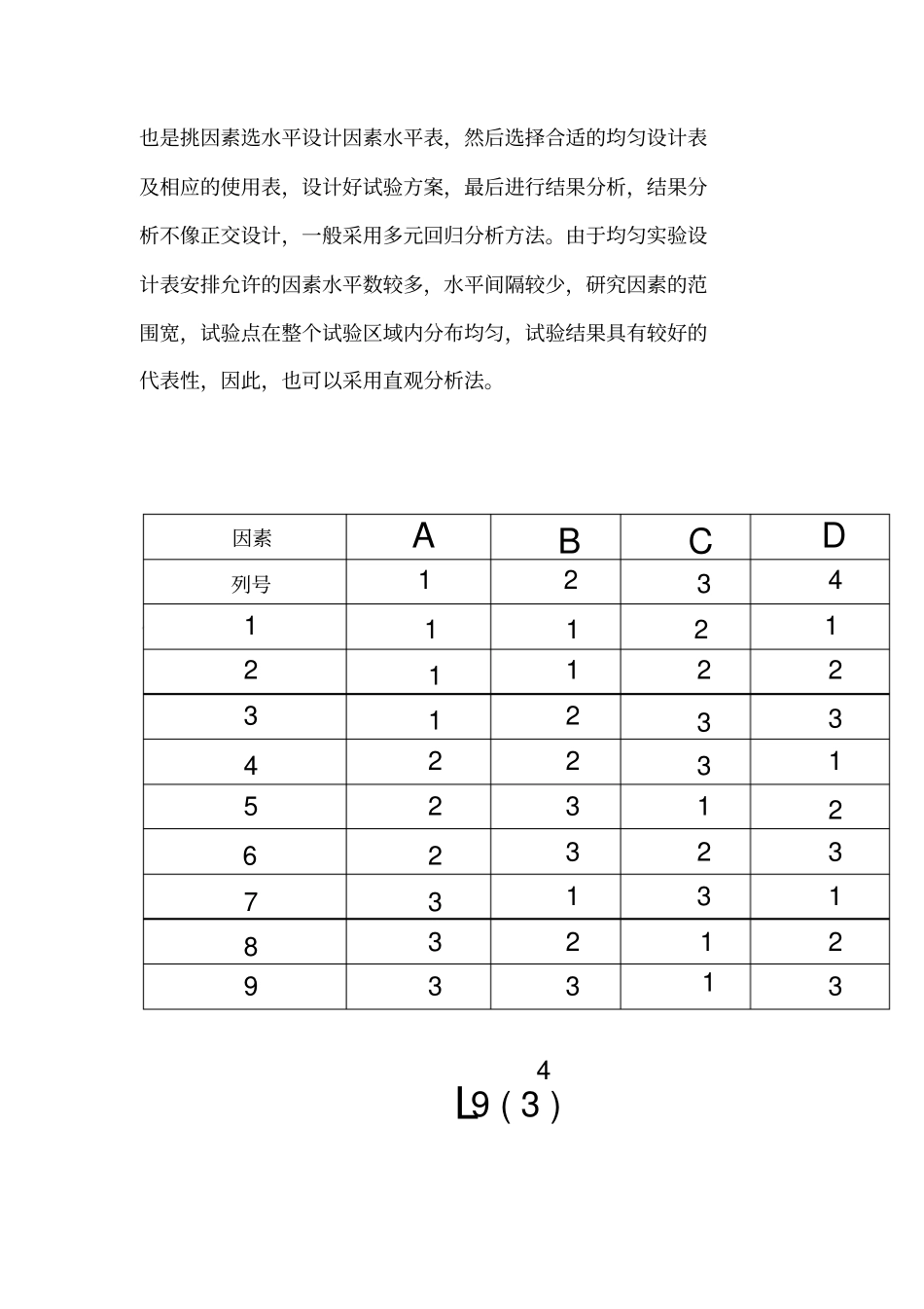 正交试验设计与均匀试验设计_第2页