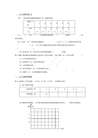正反比例专项练习