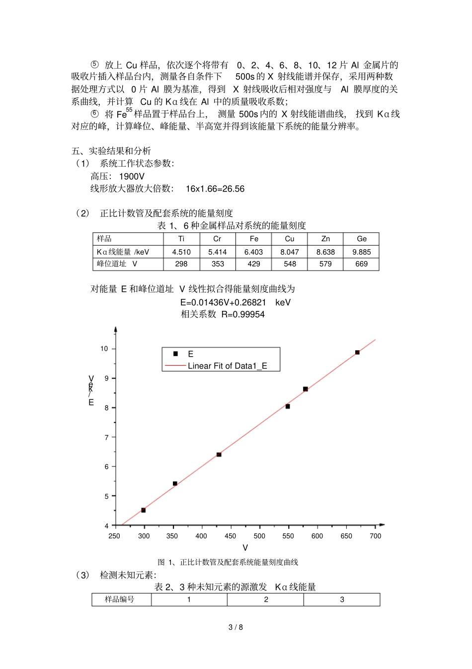 正比计数管测量X射线吸收和特点谱_第3页