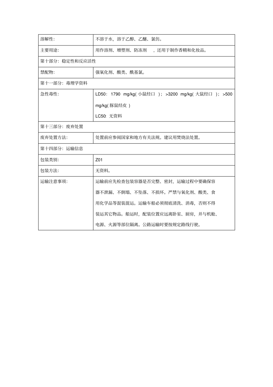 正辛醇msds_第3页